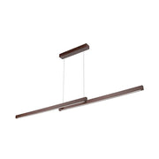 LED Pendellampe Smal Double Touch-Dimmer 2660lm Nuss in elegantem Design, ideal für moderne Wohnräume.
