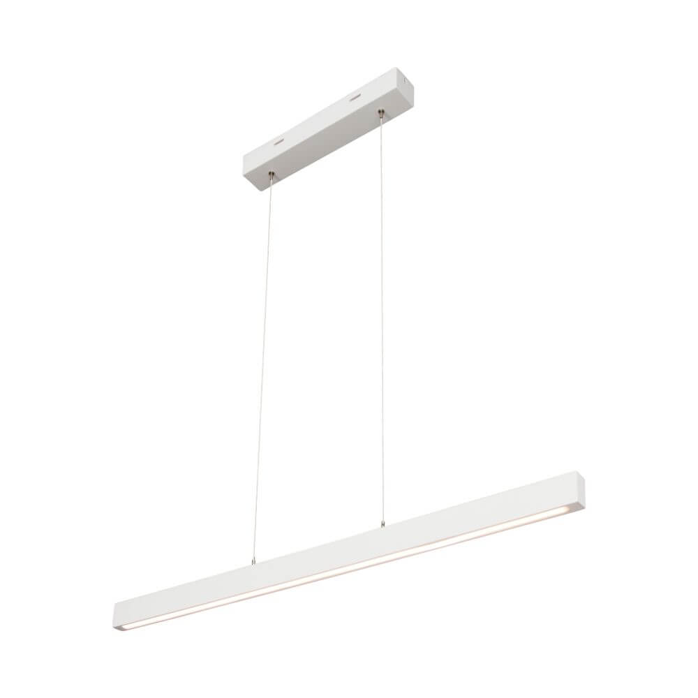 LED Pendellampe Smal Touch-Dimmer 1330lm Weiß in modernem Design mit schmaler Form und dimmbaren Funktionen.