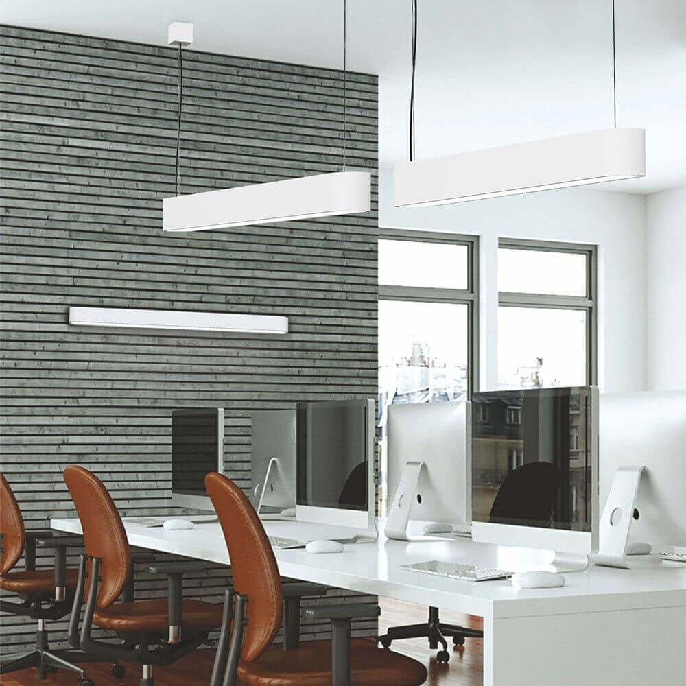 LED Deckenleuchte Talu 90cm 1500lm Weiß