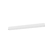 LED Deckenleuchte Talu 90cm 1500lm Weiß - schlanke weiße Deckenleuchte mit Opalglas und Metallrahmen