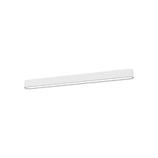 LED Deckenleuchte Talu 90cm 1500lm Weiß - schlanke weiße Deckenleuchte mit Opalglas und Metallrahmen