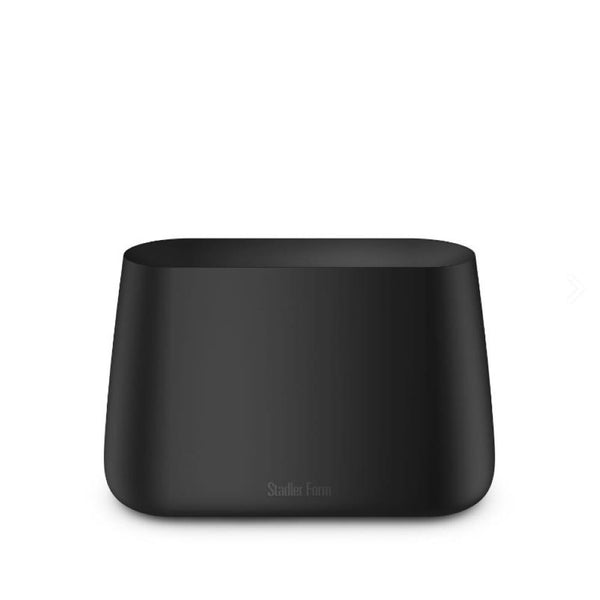LED Humidificateur & diffuseur d’arômes Ben avec lumière effet cheminée dans un design noir moderne