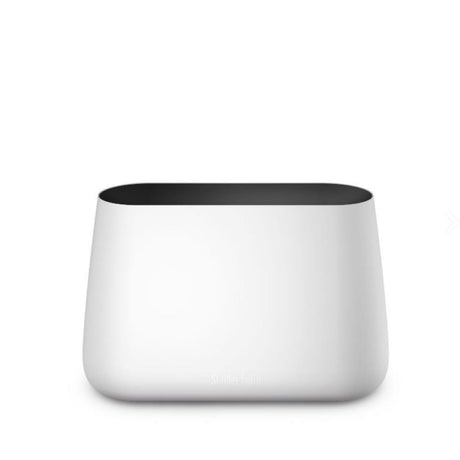LED Humidifier & Aroma Diffuser Ben with fireplace effect light in a modern design, ideal for relaxing evenings.
