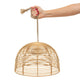 Boho-style LED pendant light Bossa