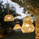 Boho-style LED pendant light Bossa