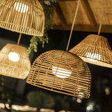 Boho-style LED pendant light Bossa