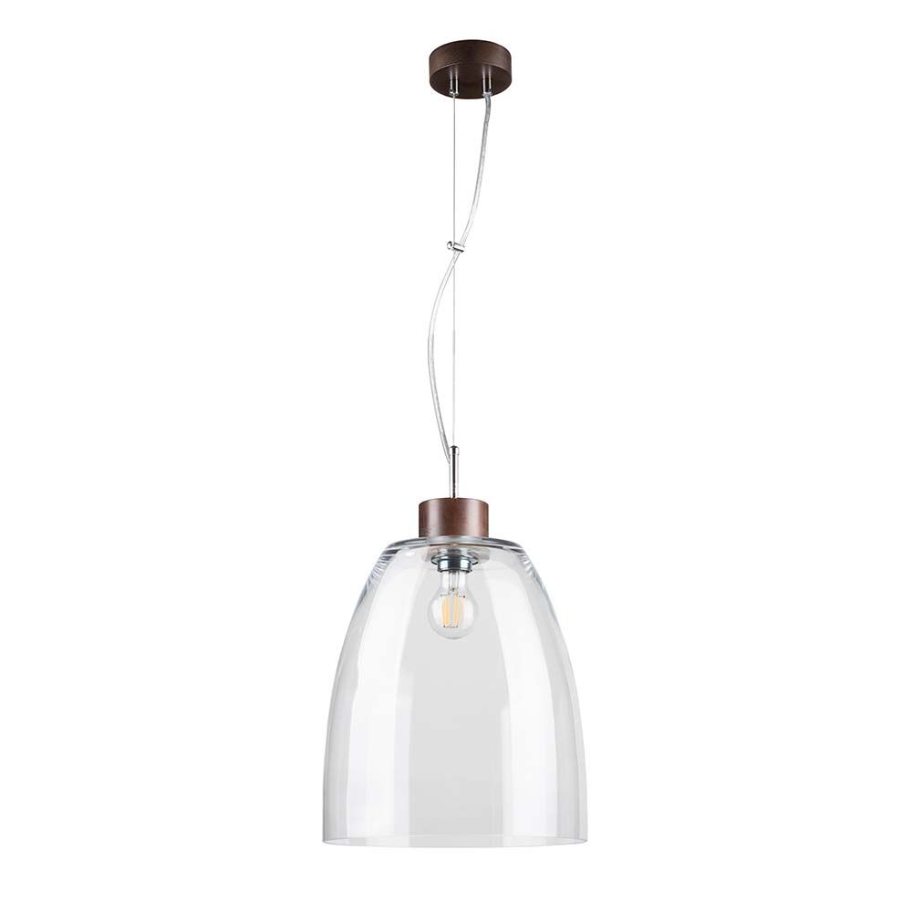 Pendellampe Campana Nussbaum, Transparent
