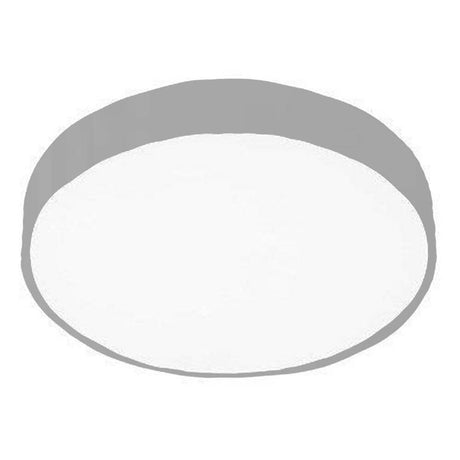Luz de techo LED Rondo Highpower con cubierta opal y elegante marco de metal, ideal para salas de estar y oficinas.