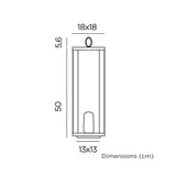 Siroco LED table &amp; outdoor floor lamp flame effect