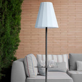 LED solar floor lamp Helga with remote control