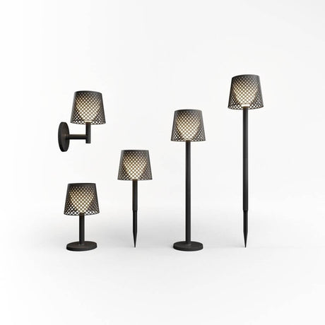 Floor and table lamp Greta 5 in 1 adjustable with ground spike Black, versatile garden lighting