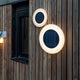 Wally Disk LED Solar-Wandleuchte