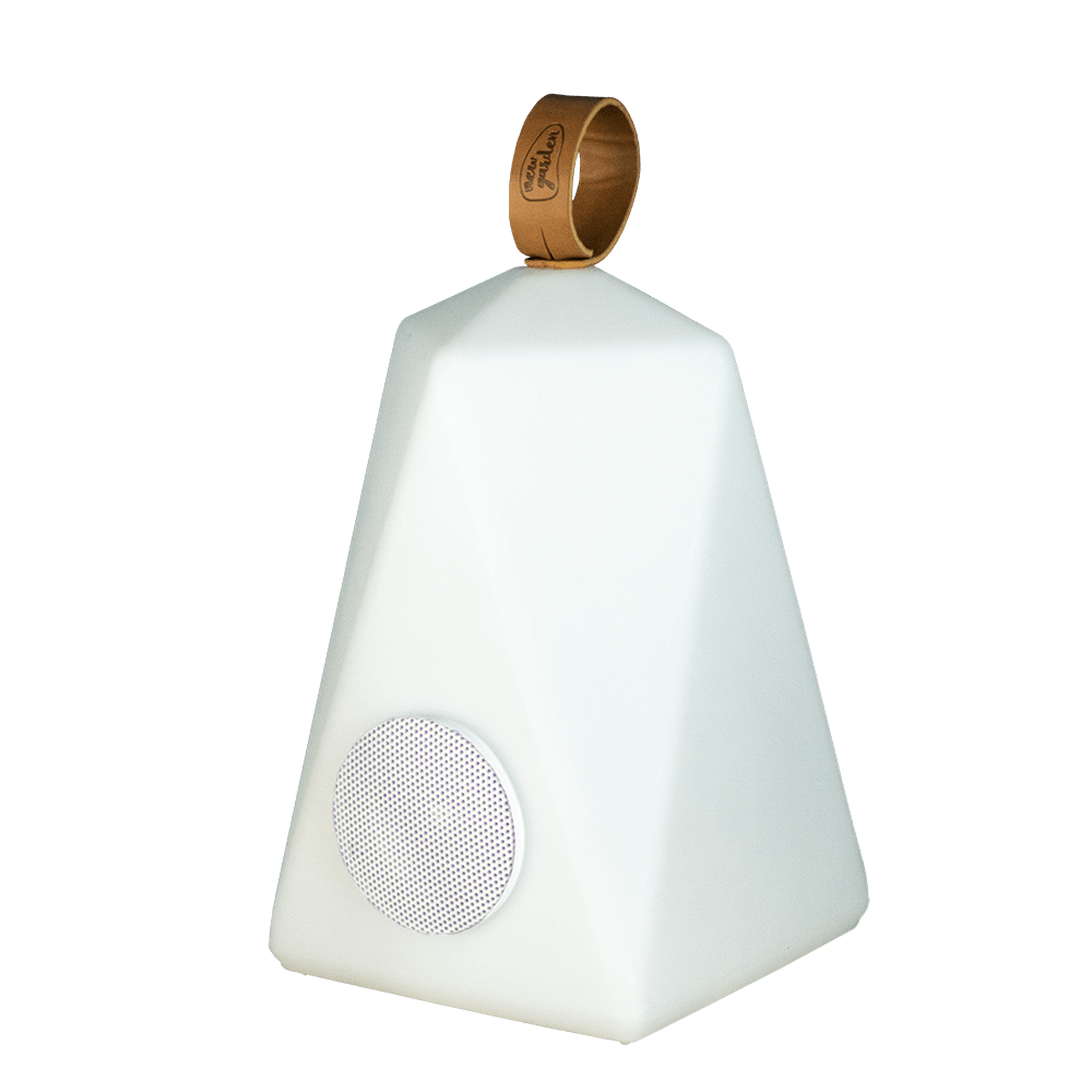 Tragbare LED-Akkuleuchte Faralay mit Lautsprecher