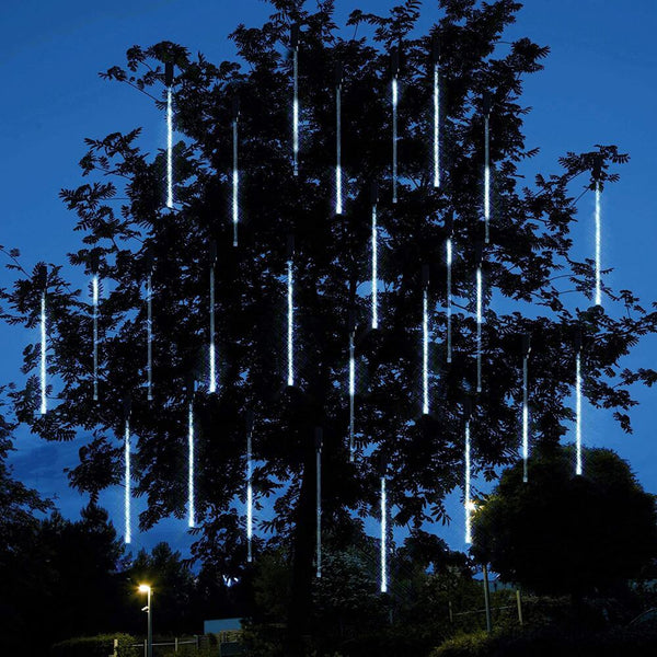 Lichtelement Snow-Motion-Start 136 weiße LED IP44 für Außenbereich, imitierter Schneefall mit Memory-Funktion