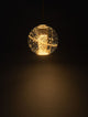Licio LED Pendelleuchte Ø 12cm 3000K Gold, runde Lampe mit warmweißem Licht und eleganter Goldoptik.