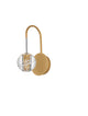Licio LED Wandleuchte 3000K Gold im Glamour-Stil mit Metall und Glas, elegant fürs Schlafzimmer.