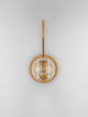 Licio LED Wandleuchte 3000K Gold - elegante Wandleuchte aus Metall und Glas im Glamour-Stil.
