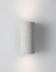 Lido Außenwandleuchte H 18cm GU10 Up & Down IP65 aus Beton mit minimalistischem Design.