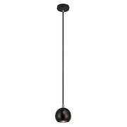 Light Eye Ball GU10 Pendelleuchte Schwarz/Chrom GU10 max. 50W, moderne Hängeleuchte mit 150 cm Abhängung