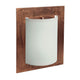 Met Wally W Wandleuchte Large, stilvolle Wandlampe mit elegantem Design und mattem Glas.