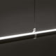 Straight P1 LED-Pendelleuchte Large in elegantem Design, ideal für modernes Raumkonzept.