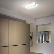 Modern room view with Triad 2.0 LED ceiling light on the ceiling and elegant furniture.