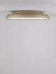 Linus LED Deckenleuchte Ø 60cm CCT 2700, 6000K in skandinavischem Design mit schlichtem Lampenschirm.