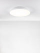 Linus LED Deckenleuchte Ø 60cm Triac 3000K in schlichter, eleganter Design-Atmosphäre.