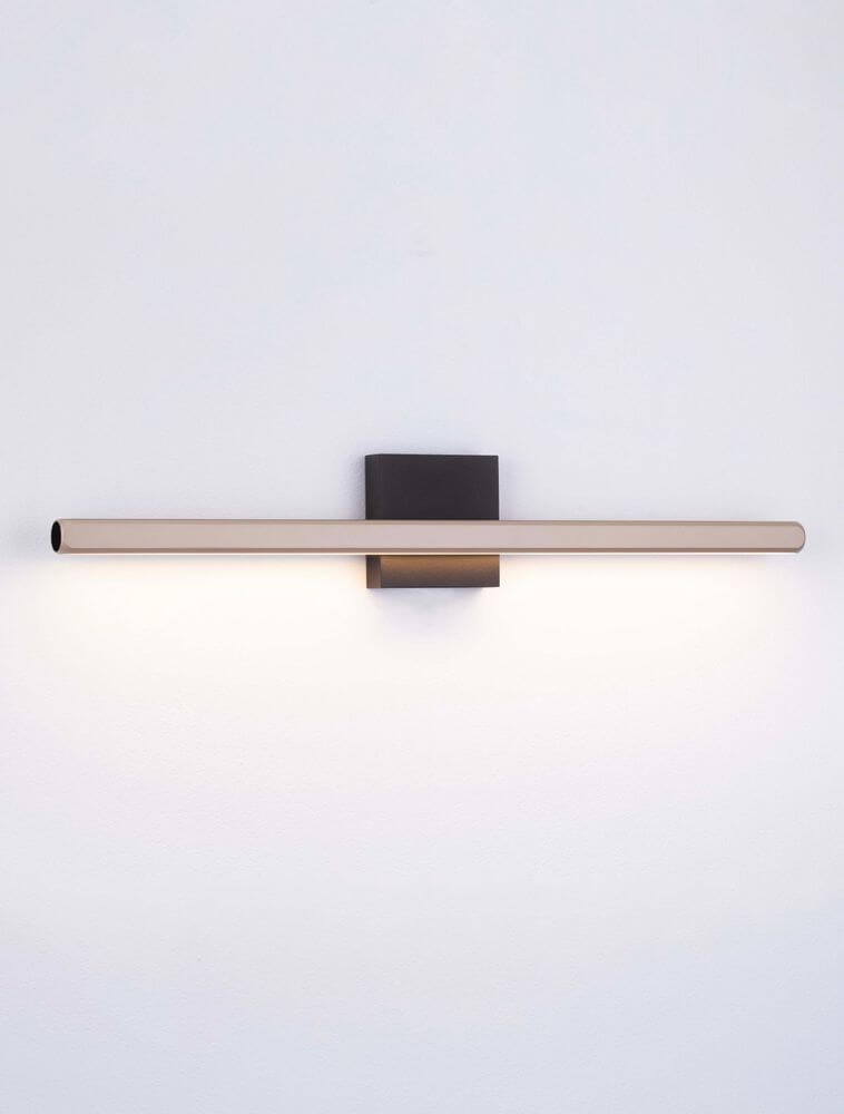 Lios LED Wandleuchte 3000K Schwarz, Braun mit modernem Design und funktionaler Beleuchtung