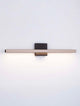 Lios LED Wandleuchte 3000K Schwarz, Braun mit modernem Design und funktionaler Beleuchtung