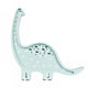 Kinder Wand- & Tischleuchte in Form eines Diplodocus, perfekte Holzlampe für Dinosaurier-Fans.