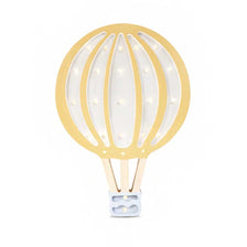 Applique et lampe de table pour enfant Montgolfière en bois, à intensité variable avec télécommande et minuteur.