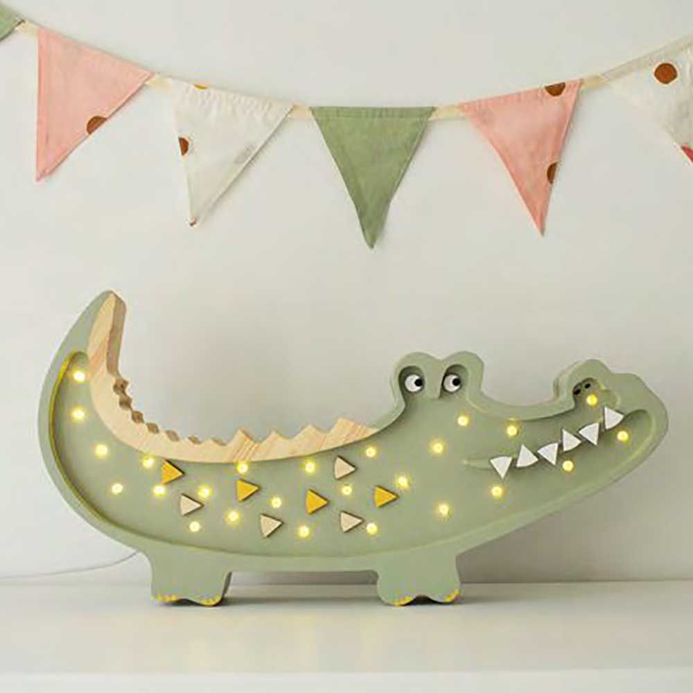 Children's Wall &amp; Table Lamp Crocodile