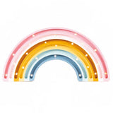 Kinder Wandleuchte Regenbogen mit Dimmer und Fernbedienung, ideal für stimmungsvolle Beleuchtung im Kinderzimmer.