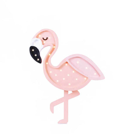 Children's wall light Flamingo in the shape of a glowing flamingo for children's rooms.