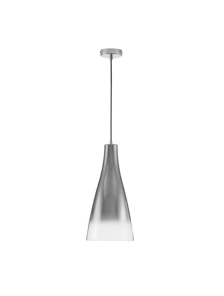 Livtar pendant light E27 Ø 23cm made of matte aluminum and glass for harmonious light in the dining room.
