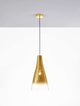 Livtar Pendelleuchte E27 Ø 23cm in goldener Farbe mit elegantem Design, perfekt für stimmungsvolle Beleuchtung.