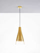 Livtar Pendelleuchte E27 Ø 23cm in Goldfarben mit elegantem Design und warmem Licht für stilvolle Räume.