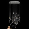 Lodes Rain LED Hängelampe Tropfen 7 Watt 1300 lm mit eleganten, hängenden Tropfen in einem modernen Design.