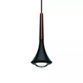 Lodes Rain LED Hängelampe Tropfen 7 Watt 1300 lm in eleganter Form mit schwarzem und kupferfarbenem Design.