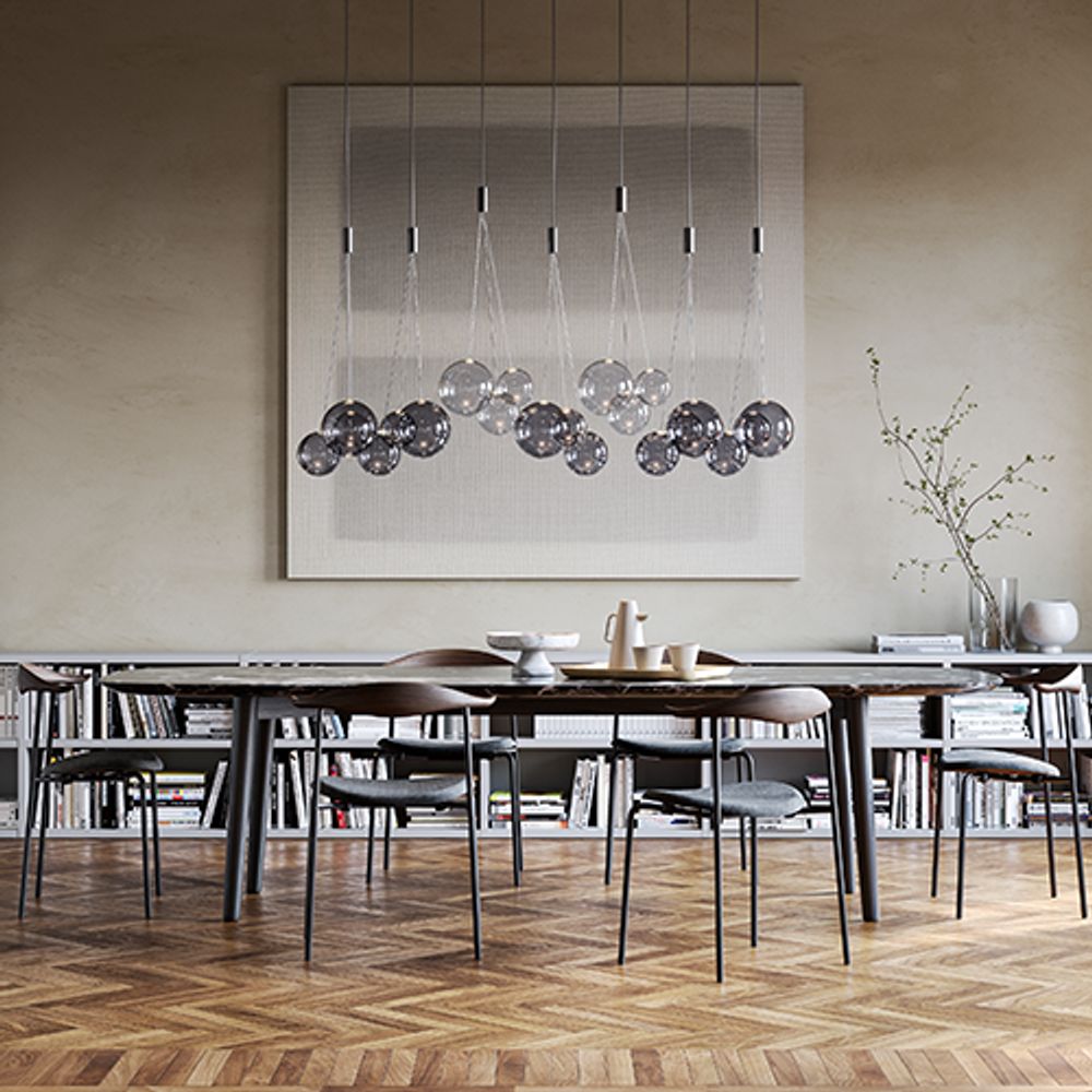 Lodes Random LED 3-piece pendant light