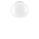 Lodes Volum LED Wand- & Deckenleuchte Dimmbar IP54 Weiß in elegantem, mundgeblasenem Glas.