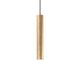 Look Pendelleuchte Zylinder Ø 6cm echtes Blattgold