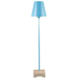 Lucca Terrassenleuchte mit massiven Betonfuß Blau