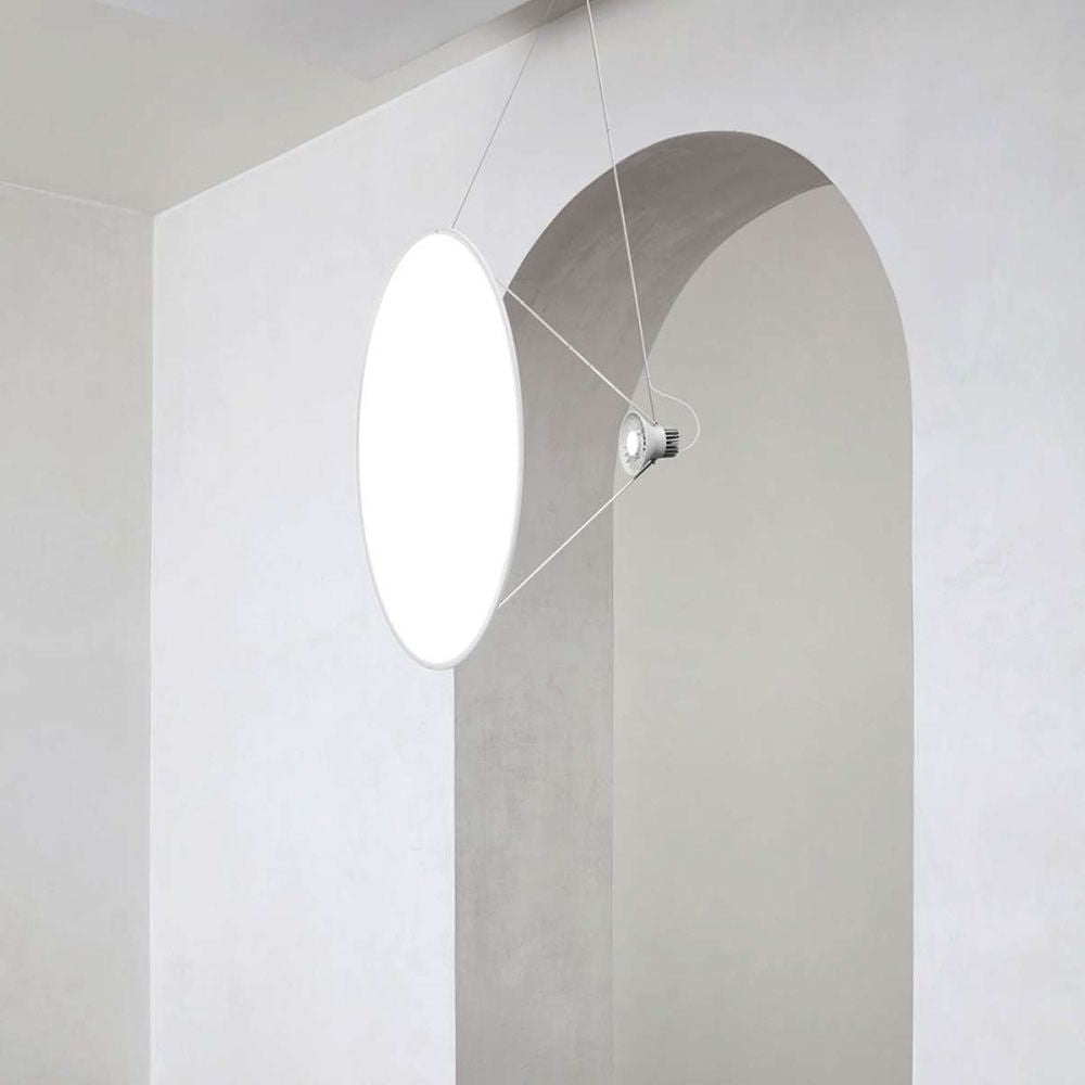 LUCLAN amisol LED lâmpada pendurada (corpo) 53W 3000K Dimmable Light Grey