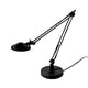Luceplan Berenice Piccolo Tischlampe mit flexiblem Schwenkarm und rundem Sockel, modernes Design.