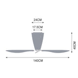 Blow Ventilator (Körper) Ø 140cm Opalweiß  Luceplan   