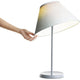 Luceplan Cappuccina LED Tischlampe (Body) Dimmbar 12W 2700K mit handgriffen und eleganter Stoffschirm-Dekoration.