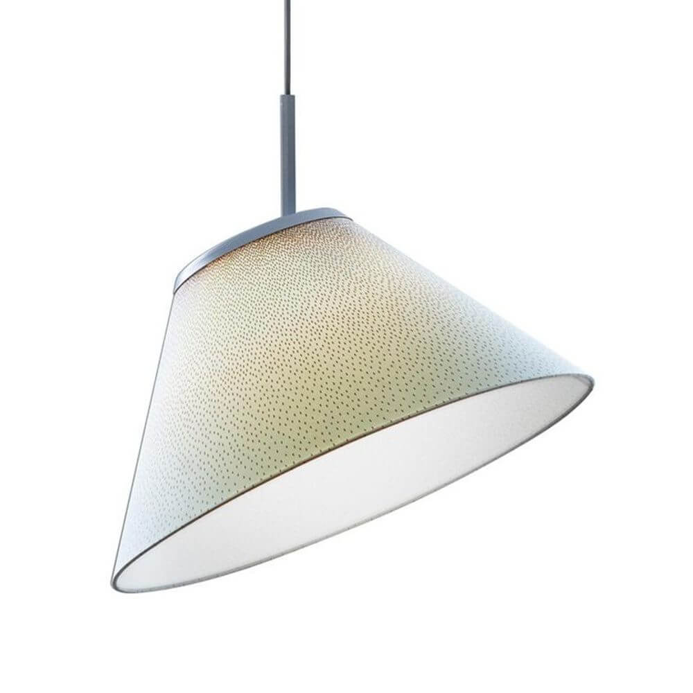 Luceplan Cappuccina Lampenschirm Ø 36cm mit einzigartiger Textur in sanften Farben, ansprechend für modernes Interieur.