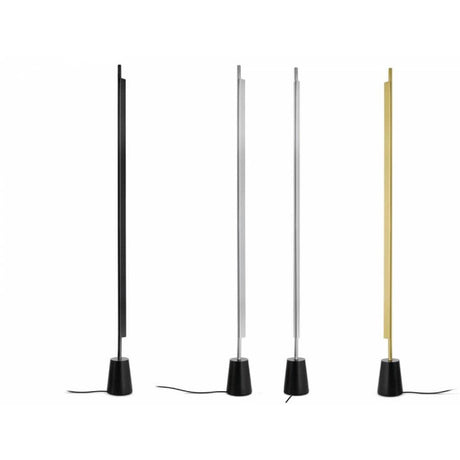 Luceplan Compendium Base Ø 14cm für Stehlampe Schwarz - Bodenversion mit diffusem Licht und elegantem Design.